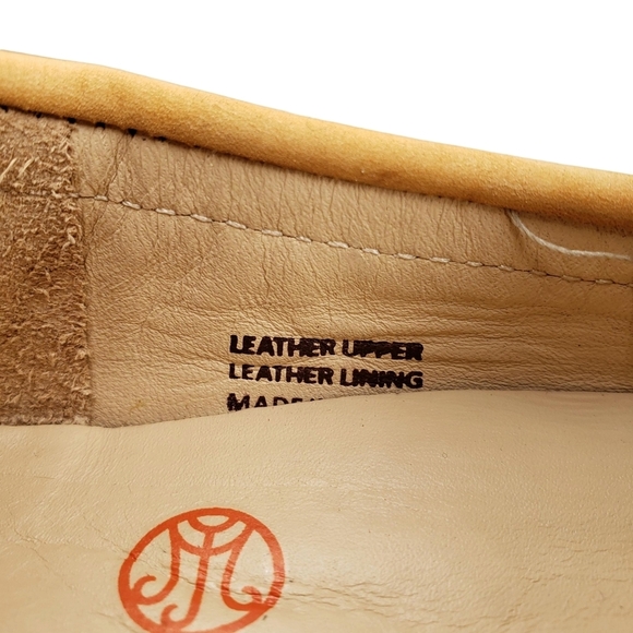 Marc Joseph | NIB Lexington Tan Nobuck Preppy Classic Leather Loafer Girl's 13.5 - Picture 12 of 14